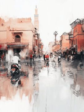 Het straatleven in Marrakech van Studio Allee