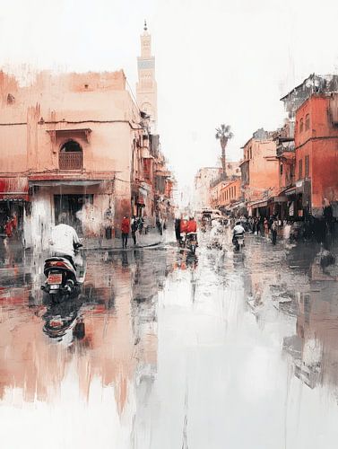 Vie de la rue à Marrakech