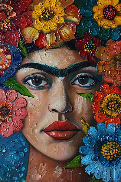 Frida tableau d'art par Poster Art Shop