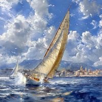 Sailing on the Mediterranean