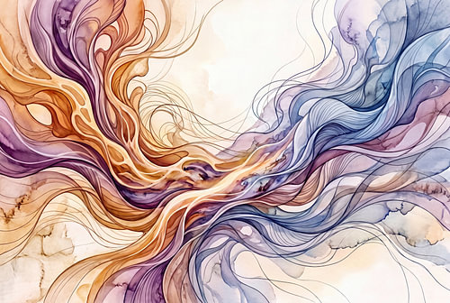 Vibrant colours and shapes