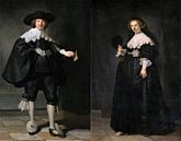 Marten und Oopjen - Rembrandt van Rijn von Marieke de Koning Miniaturansicht