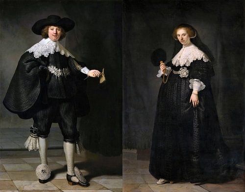Marten und Oopjen - Rembrandt van Rijn