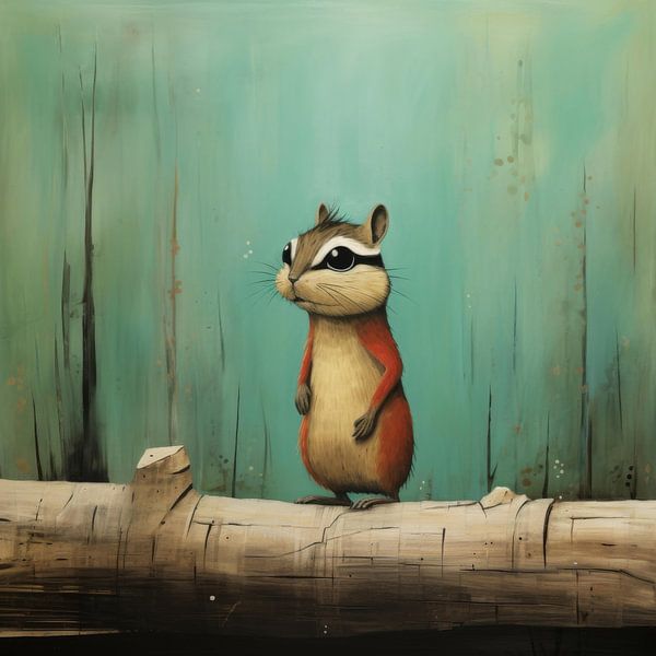 Minimal Chipmunk by Aloke Design