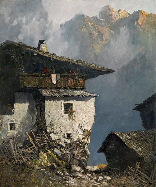 Oskar Mulley, Bauernhaus in den Bergen, um 1935 von Atelier Liesjes