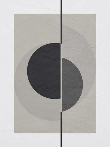 MODERNE HEDENDAAGSE ABSTRACTE GEOMETRISCHE KUNST