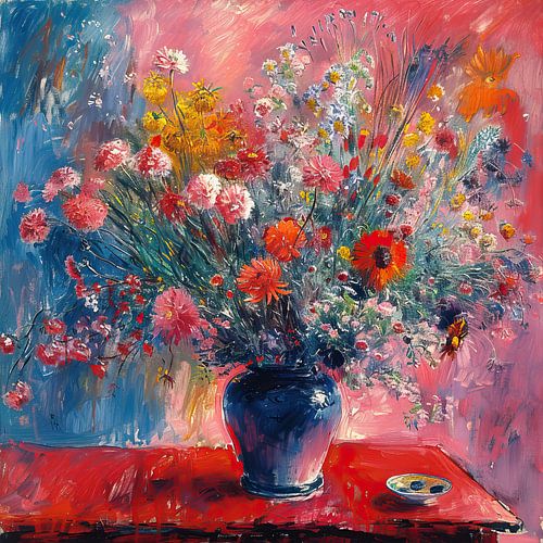 Champ de fleurs Impressionnisme sur Art Merveilleux
