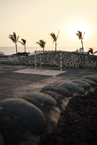 terrain de foot de rue