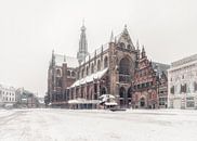Haarlem: de Bavo en de sneeuw. von Olaf Kramer Miniaturansicht