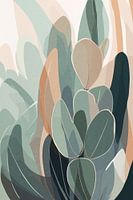 Houseplants in Pastel
