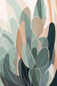 Plantes d'intérieur en pastel
