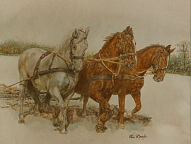 Gelderland horses for the cultivator by Wim Romijn