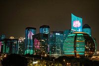 Spectacle de lumière de la ville de Qianjiang
