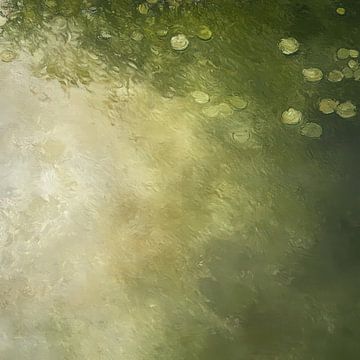 Reflecties in Groene Wateren van Natasja Haandrikman