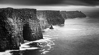 Die Cliffs of Moher in schwarz und weiß von Henk Meijer Photography Miniaturansicht