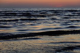 La mer Baltique au lever du soleil