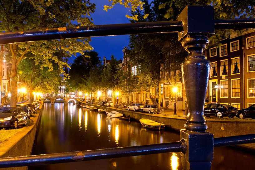 Gracht bij nacht, Amsterdam von Martien Janssen