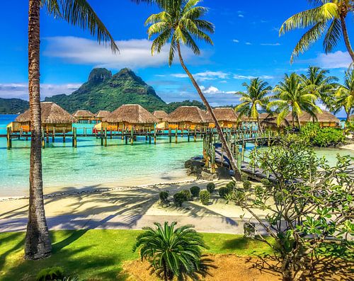 Paradijs op aarde: Bora Bora (vierkant)