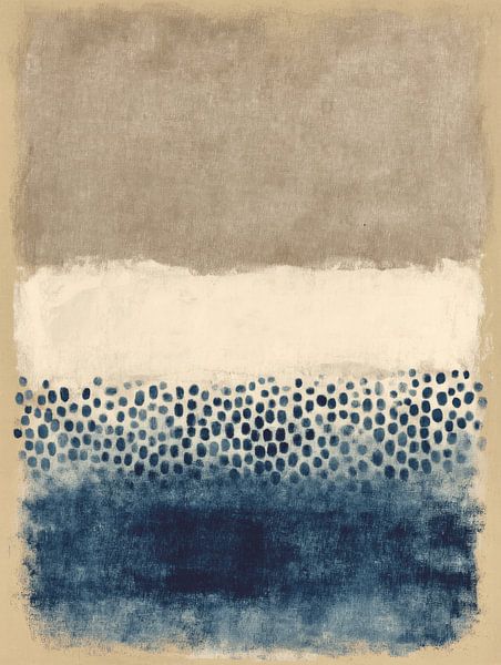 Tide of Quiet Moments by Japandi Art Studio