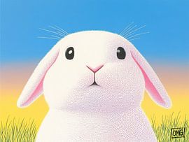 Grübeln unter pastellfarbenem Himmel von OMG Art