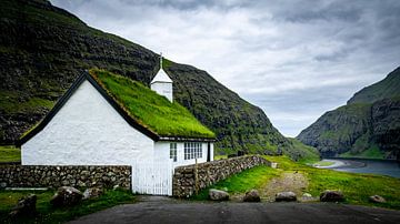 Church of Saksun, Faroe Islands by Dennis Wardenburg