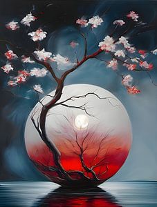 Der Baum im Mond
