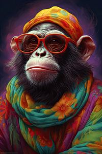 Hippie-Affe von Wall Wonder