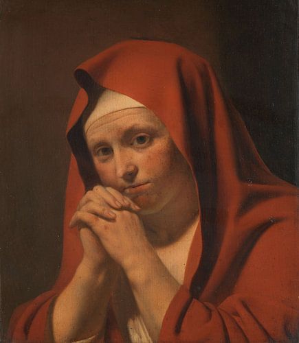 Biddende vrouw - Caesar Boëtius van Everdingen