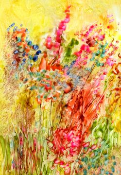 Kleurrijke bloemen van Claudia Gründler