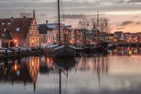 Galgewater Leiden bij zonsopkomst