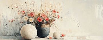 Modern Flowers 11.6646 by ARTEO Paintings