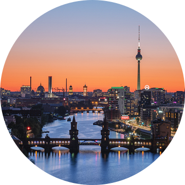Berlijn Stad Skyline van Robin Oelschlegel