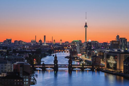 Le ciel de la ville de Berlin