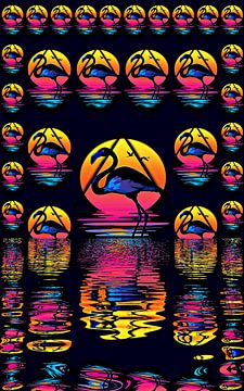 Schwarze Pelikan von DJF by Dean Jayson Freeman Art | Level Up your Home