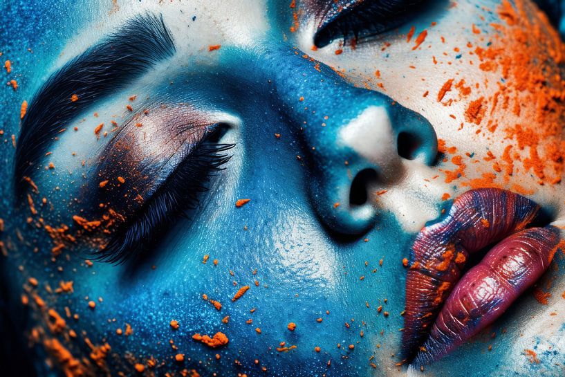 Bodypaint Vrouw van Preet Lambon