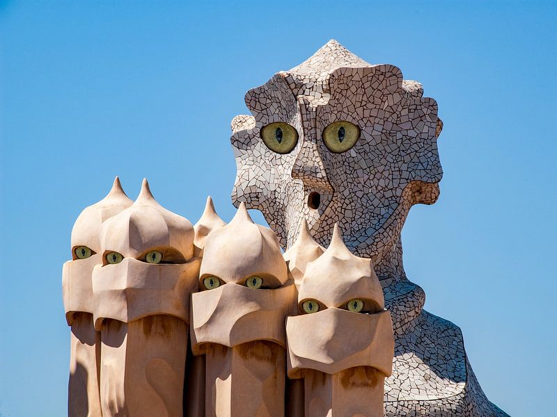 Gaudi guards by Jeanne Figdor