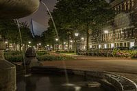 Burgemeester Hofmanplein op het Noordereiland in Rotterdam