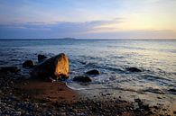 Ostseestein im Abendlicht von Ostsee Bilder Miniaturansicht