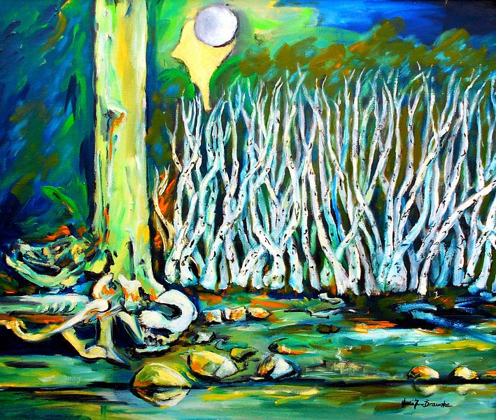 Birch Wood by Eberhard Schmidt-Dranske