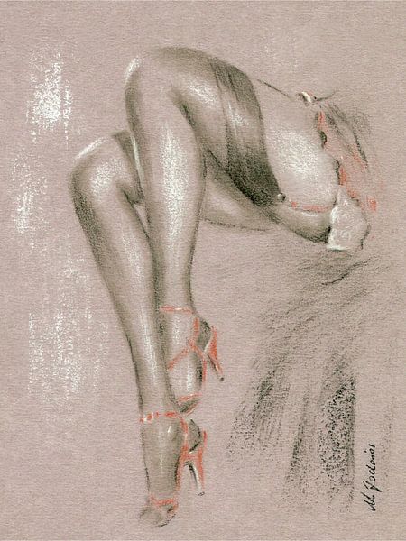 Erotisches in High Heels - erotische Kunst von Marita Zacharias