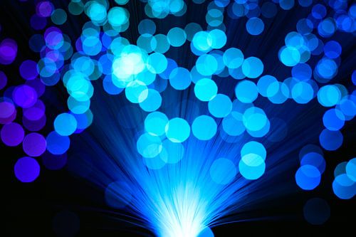 Glasvezel technologie concept