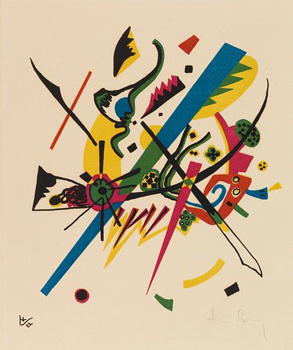 kleine werelden, Kleine Welten I, WASSILY KANDINSKY, 1922