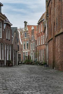 Pittoresk Oud Hollands straatje in Blokzijl van Patrick Verhoef