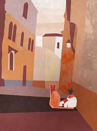 midday sun | citycats 4 van Hans Hogenboom