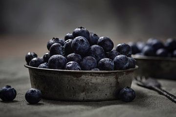 Blueberries van Anoeska Vermeij Fotografie