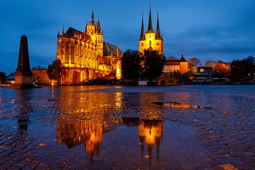 Erfurt Cathedral in Thuringia