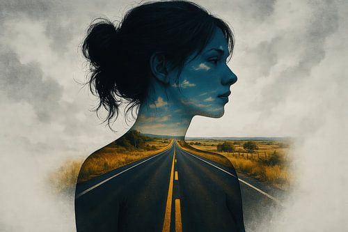 Dubbele belichting met weg