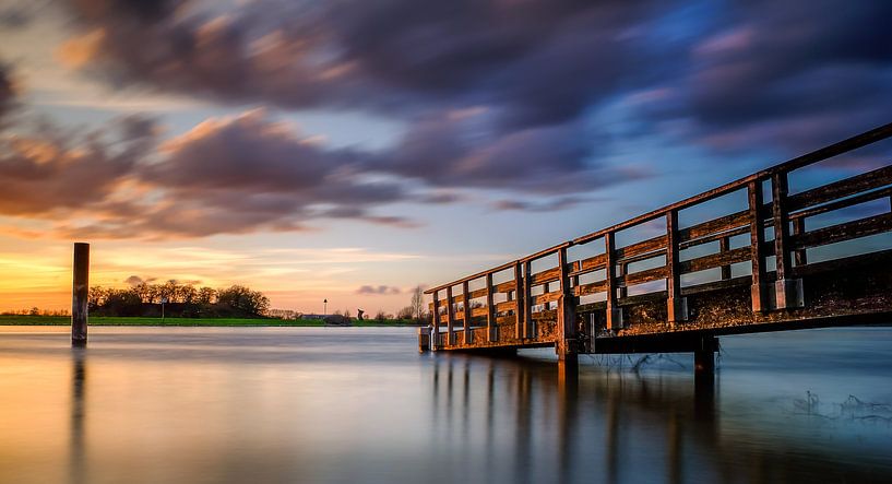 Zonsondergang, Gorssel par Edward Sarkisian