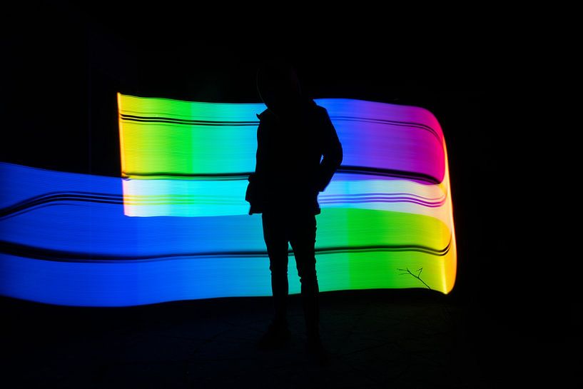 Abstrakte Farben 1 von Jelle Manche