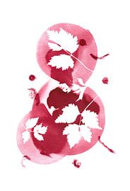 Cercles de framboise rose sur Lies Praet